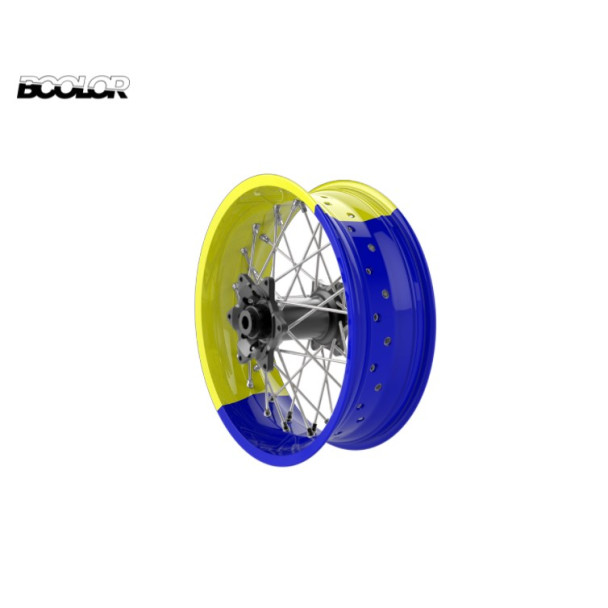 Alpina STS2 Tubeless Bicolor Custom Spoke Wheels TM Racing SMX